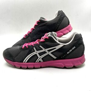 Asics Rush 33 Trainers Women's Running Sneaker Shoes Size 11 Pink Gray (T1H7N)